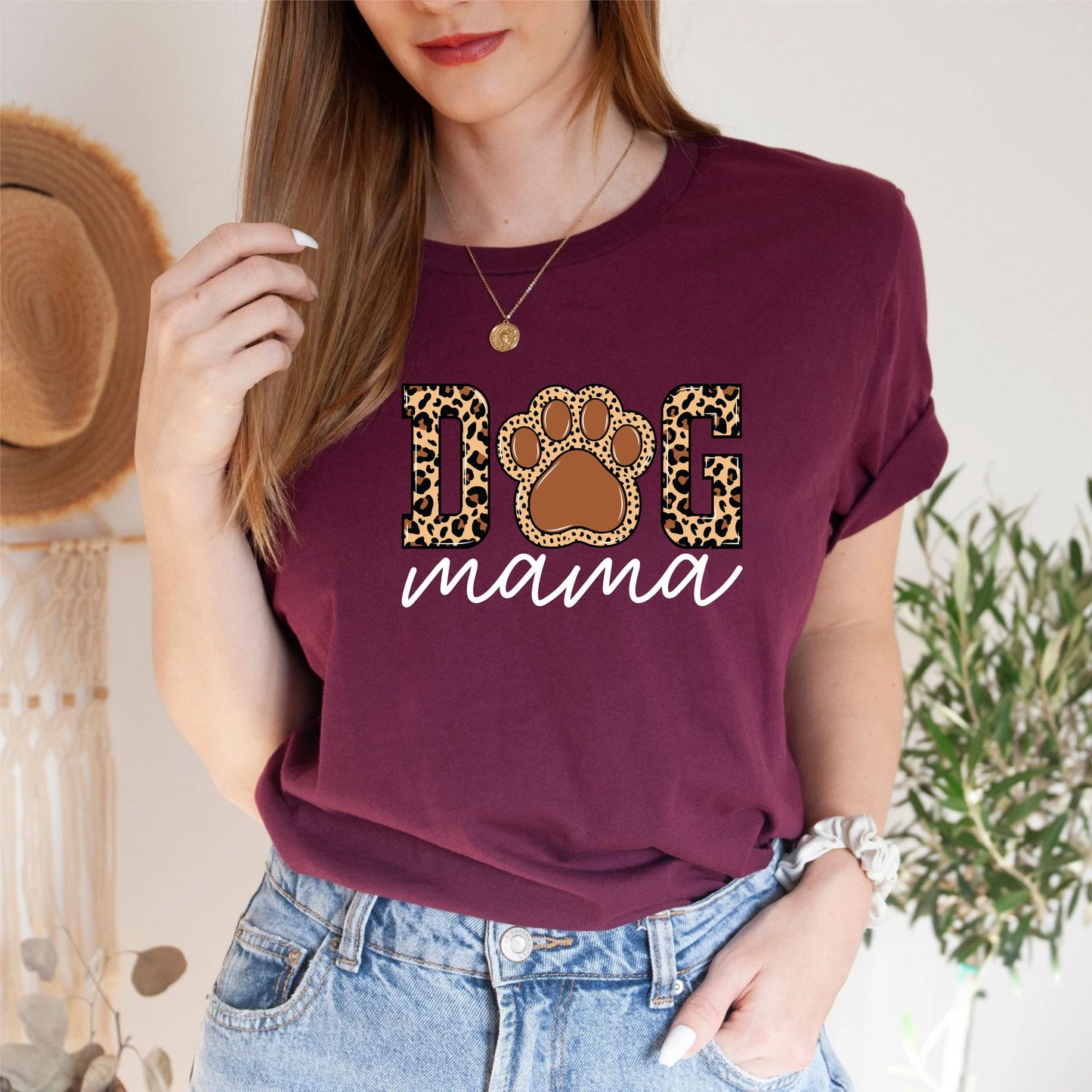 Dog Mama T-Shirt – Cute Pet Lover Tee, Funny Dog Mom Gift Shirt, Unisex Animal Owner Top, Puppy Parent Graphic Tee For Women US 03