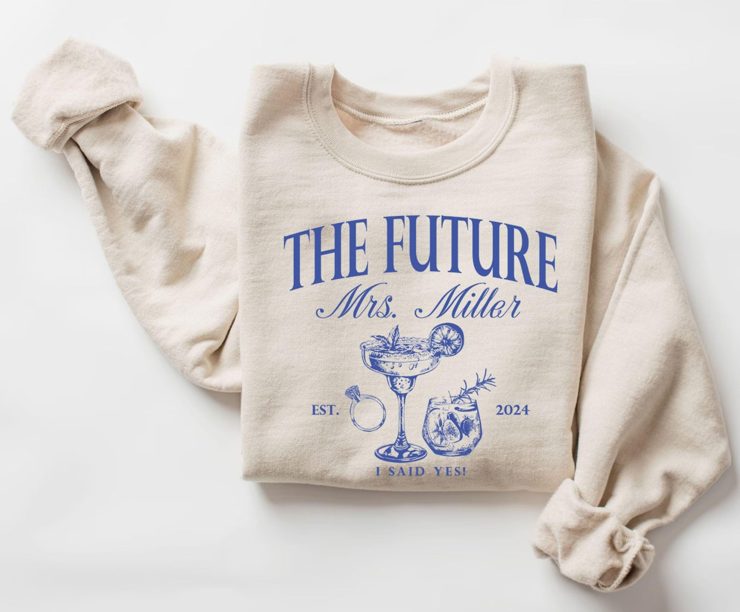 Future Mrs Shirt and Sweatshirt, Custom Bride Shirt, Engagement Gift, Bride to Be Gift, Fiance Gift For Her, Engaged Shirt, Engagement Party