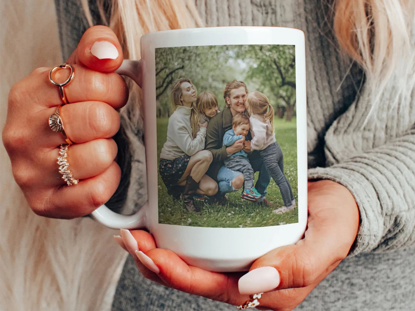 Custom Photo Mug: Personalized Ceramic Cup, Gift for Him/Her