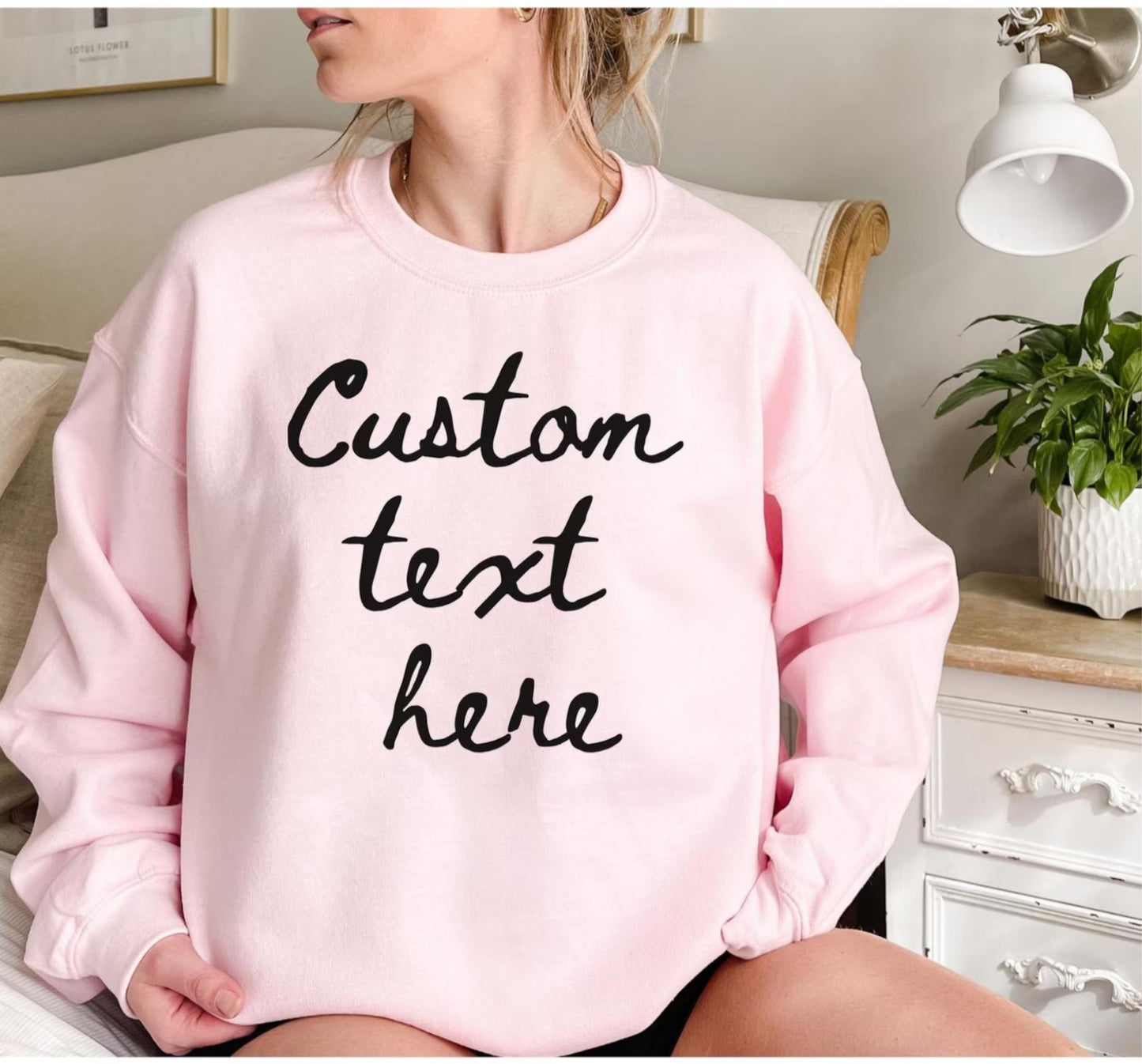 Custom Sweatshirt, Personalized Writing Saying Sweatshirt. Custom Logo Sweatshirt, Custom Crewneck, Custom Family Shirt,Make Your Own Hoodie