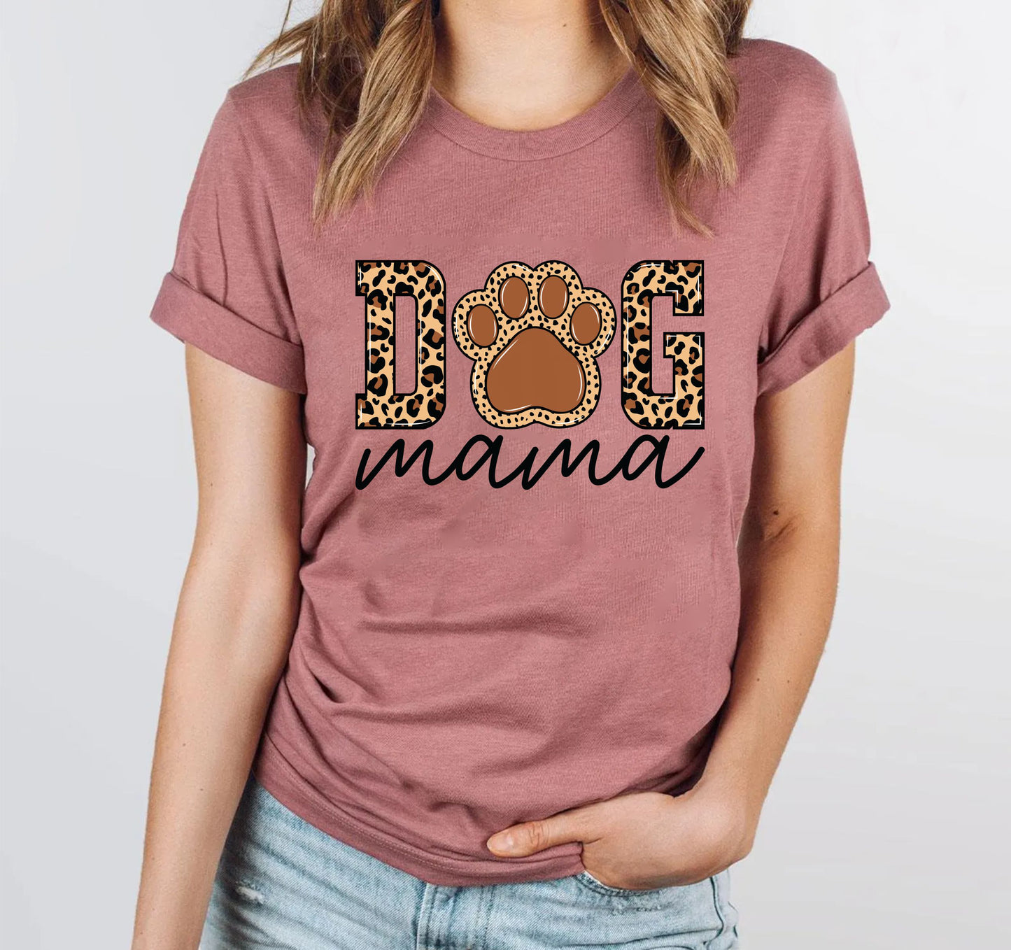 Dog Mama T-Shirt – Cute Pet Lover Tee, Funny Dog Mom Gift Shirt, Unisex Animal Owner Top, Puppy Parent Graphic Tee For Women US 03