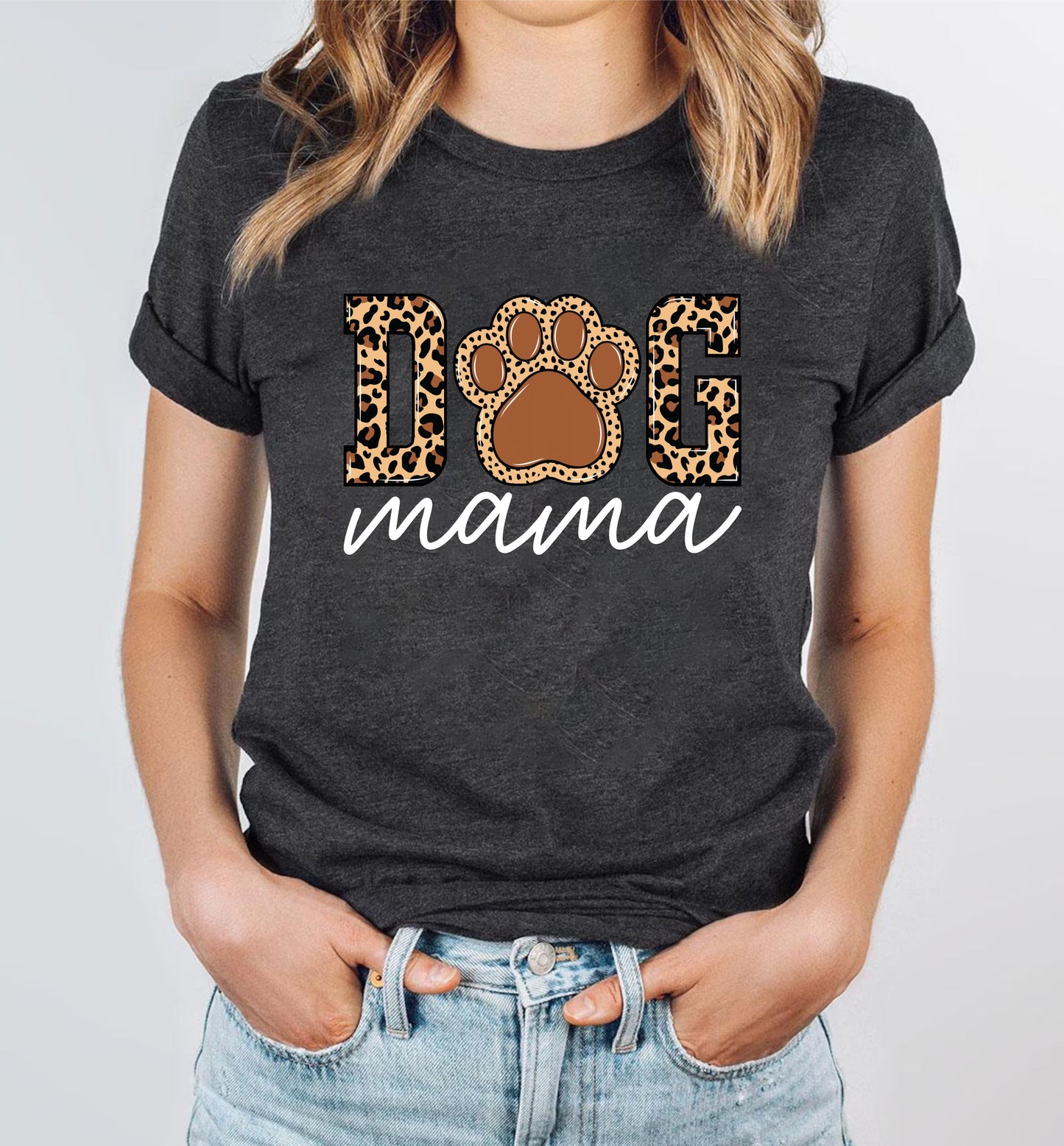Dog Mama T-Shirt – Cute Pet Lover Tee, Funny Dog Mom Gift Shirt, Unisex Animal Owner Top, Puppy Parent Graphic Tee For Women US 03