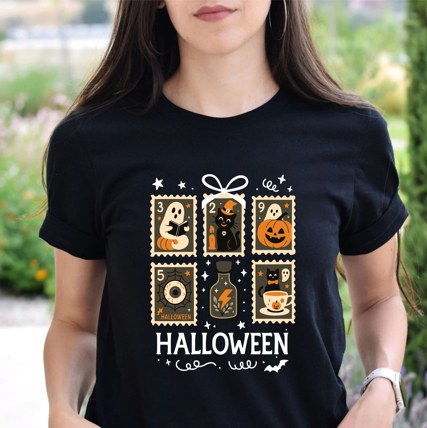 Halloween T-Shirt – Spooky Season Graphic Tee, Cute and Funny October Outfit, Unisex Trick or Treat Top for Fall Parties and Costume Looks - 29 July