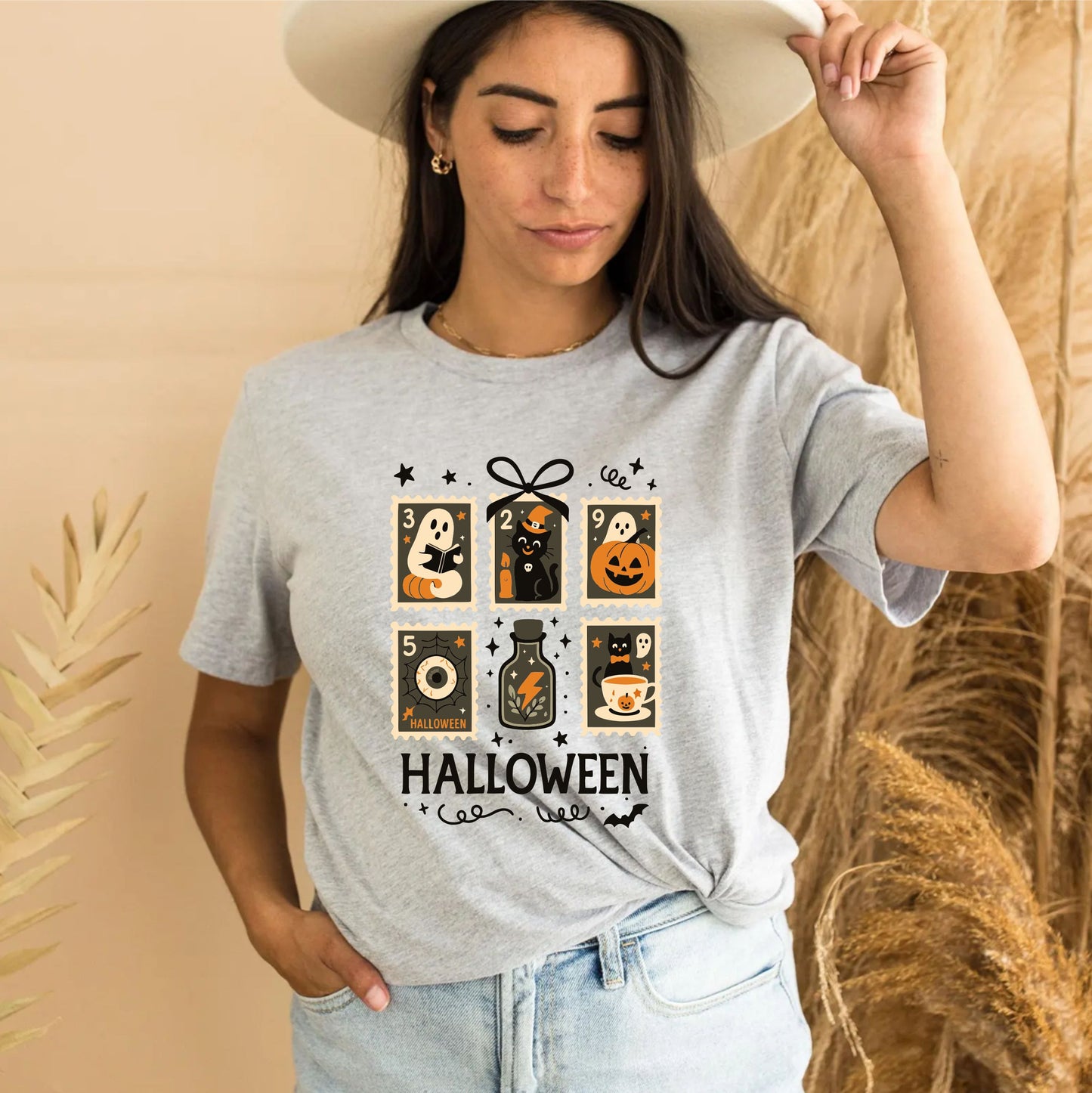 Halloween T-Shirt – Spooky Season Graphic Tee, Cute and Funny October Outfit, Unisex Trick or Treat Top for Fall Parties and Costume Looks - 29 July