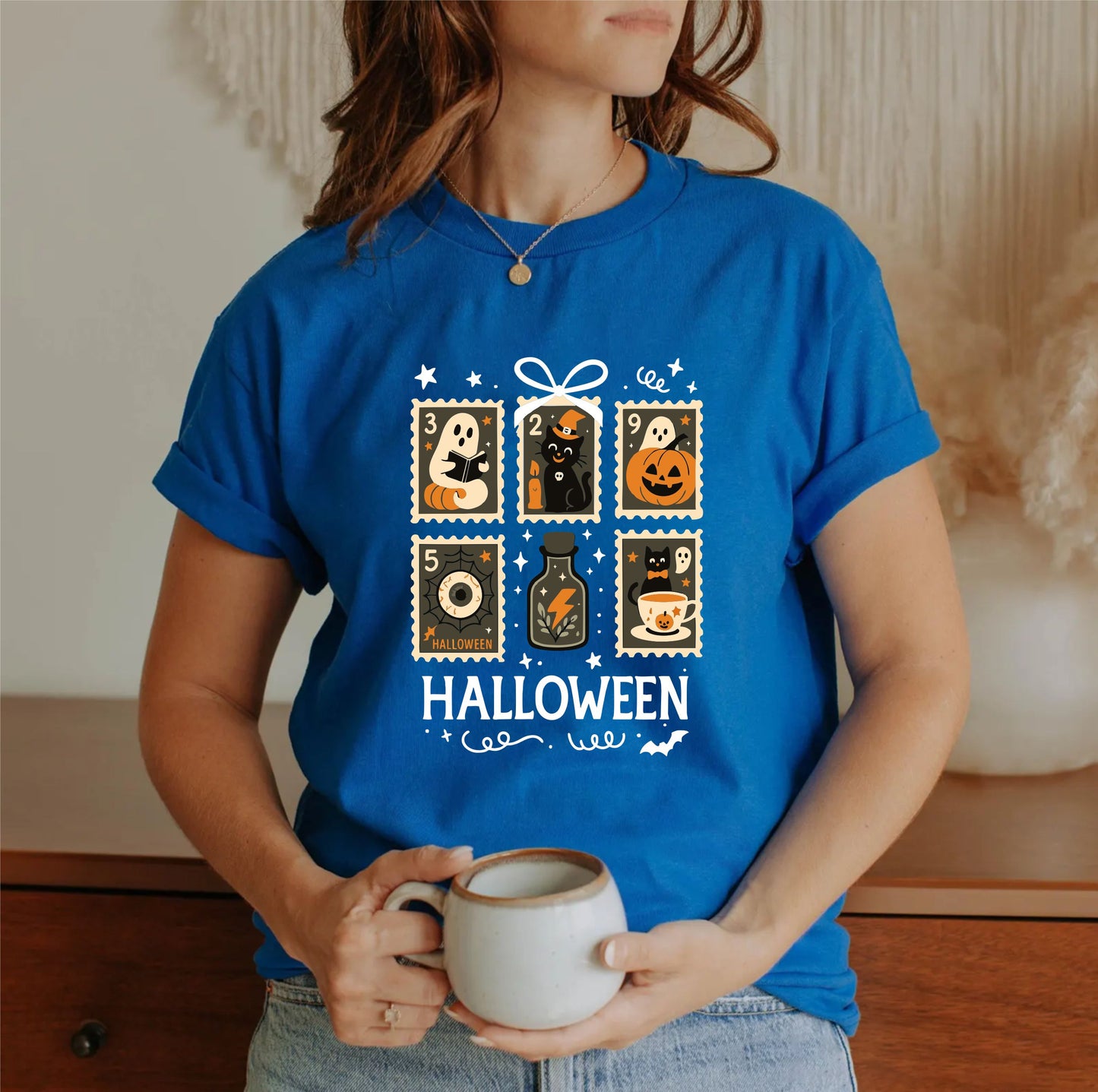 Halloween T-Shirt – Spooky Season Graphic Tee, Cute and Funny October Outfit, Unisex Trick or Treat Top for Fall Parties and Costume Looks - 29 July