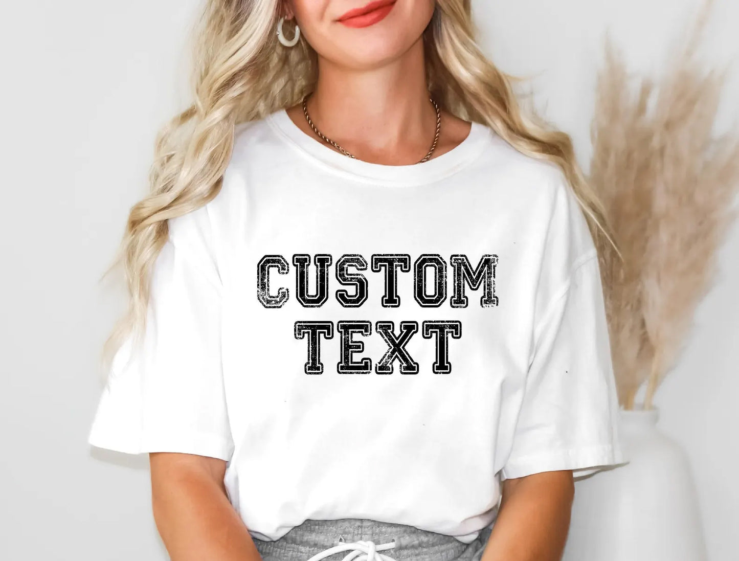 Custom Text Shirt, Custom Business Logo Matching Shirt, Custom Made Shirt, Soft Style Custom Photo T Shirt