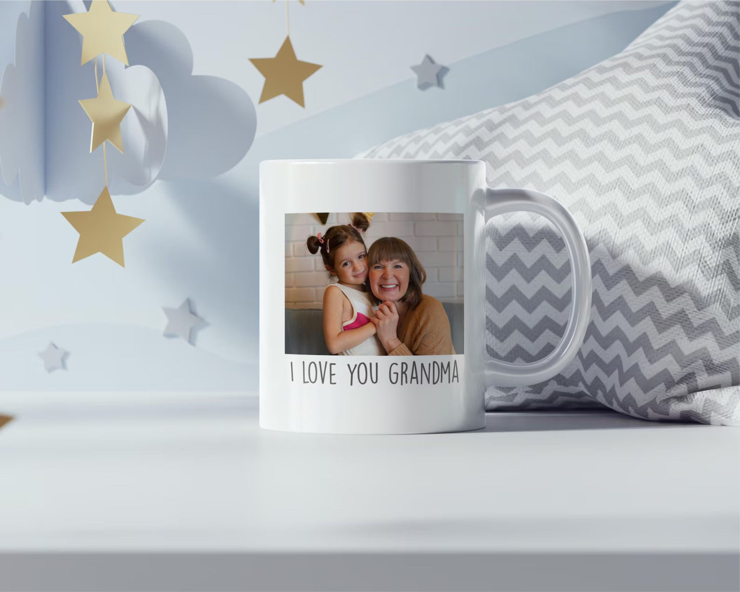 Personalized Photo Mug, Custom Coffee Cup with Your Image, Special Birthday or Anniversary Gift for Family, Valentine’s Keepsake Idea