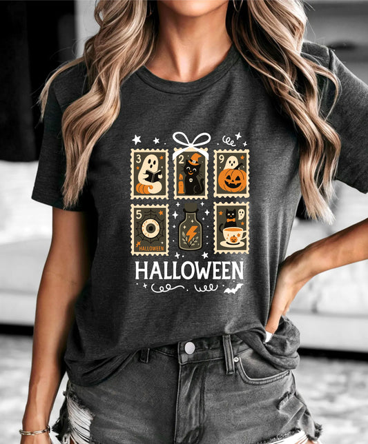 Halloween T-Shirt – Spooky Season Graphic Tee, Cute and Funny October Outfit, Unisex Trick or Treat Top for Fall Parties and Costume Looks - 29 July