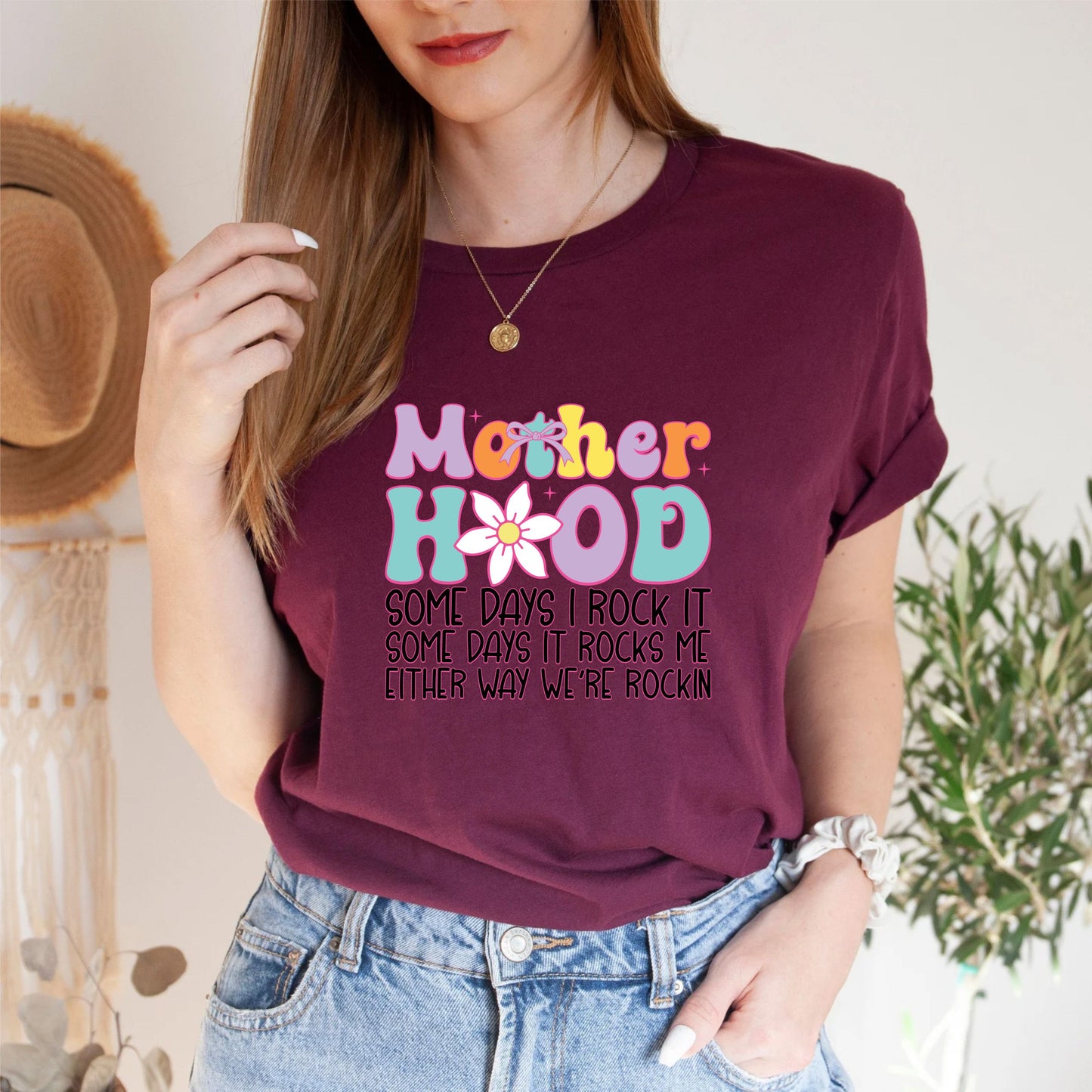 Motherhood T-Shirt – Relatable Mom Life Tee, Funny Parenting Shirt For Women, Unisex Mom Graphic Top, New Mama Gift, Everyday Casual Wear US 03