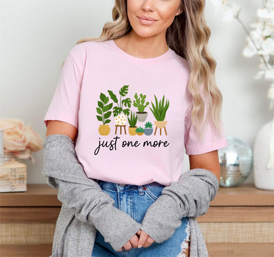Just One More Plant T-Shirt – Funny Gardening Tee for Plant Lovers, Gardeners & Green Thumb Enthusiasts - 08 aug 2025