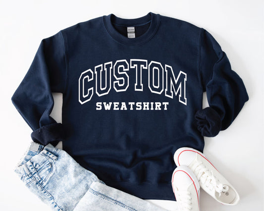 Custom Vintage Sweatshirt: Personalized Location, Name, Saying