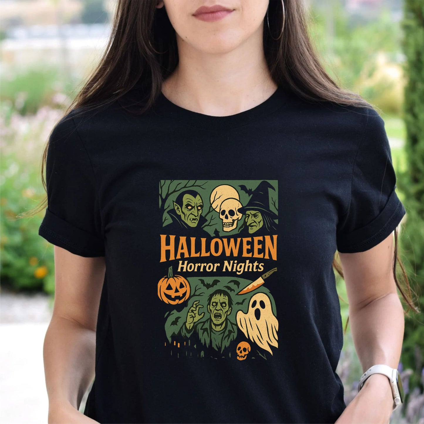 Halloween Horror Night T-Shirt | Haunted House Spooky Season Tee | Scary Movie Night Graphic Shirt - 15 aug 2025