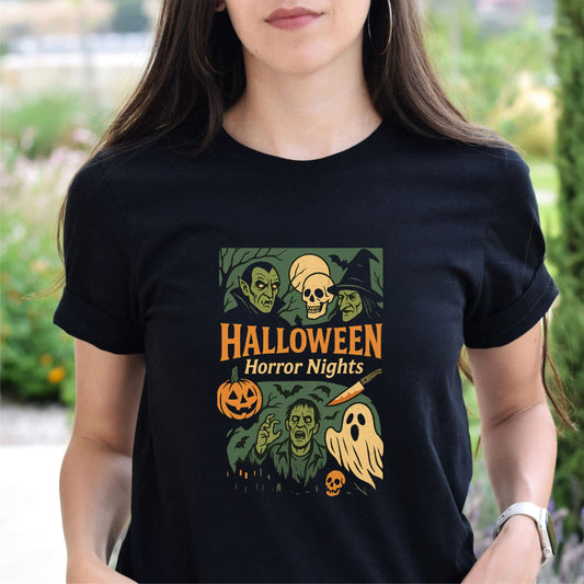 Halloween Horror Night T-Shirt | Haunted House Spooky Season Tee | Scary Movie Night Graphic Shirt - 15 aug 2025