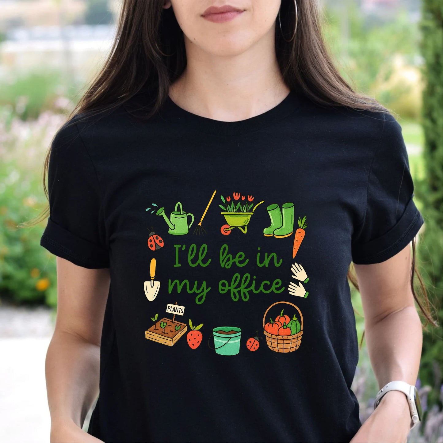 I’ll Be in My Office Plants T-Shirt | Funny Plant Lover Tee | Gardening & Indoor Plant Parent Shirt - 08 aug 2025