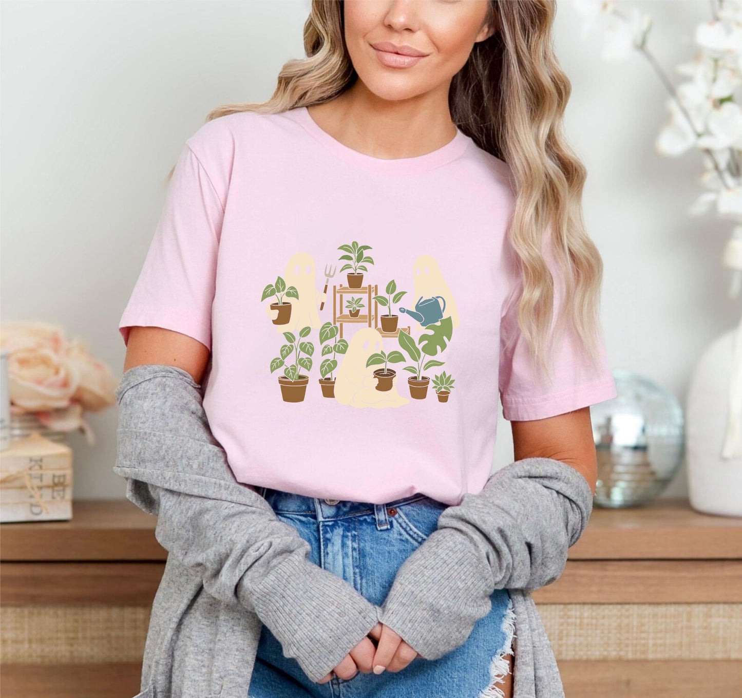 Plant Boo T-Shirt | Cute Halloween Plant Lover Tee | Spooky Botanical Ghost Shirt for Gardeners & Plant Parents - 08 aug 2025