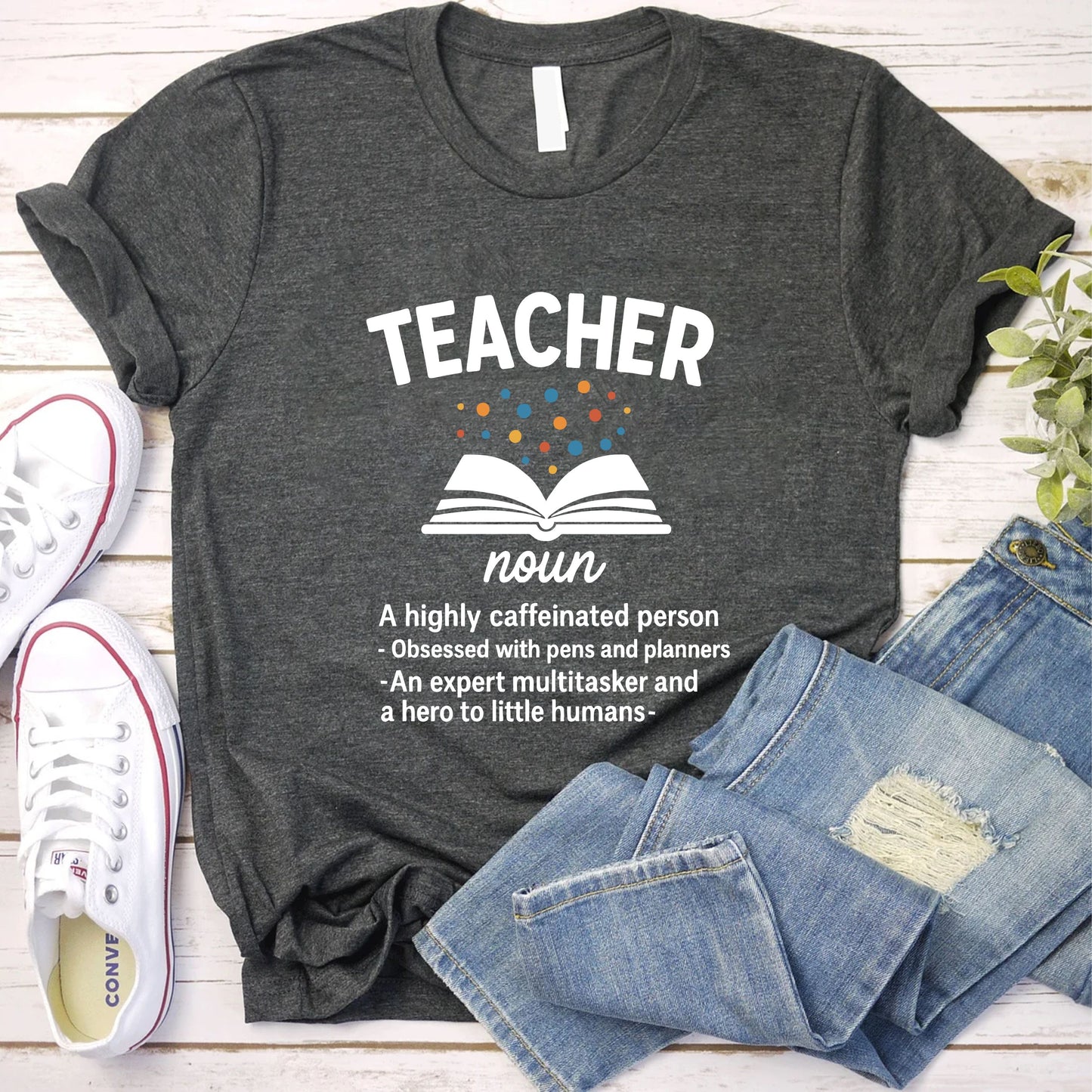 Teacher Definition T-Shirt, Funny Teacher Shirt Gift, Educator Appreciation Tee, School Staff Shirt, Teacher Life Top For Women Men