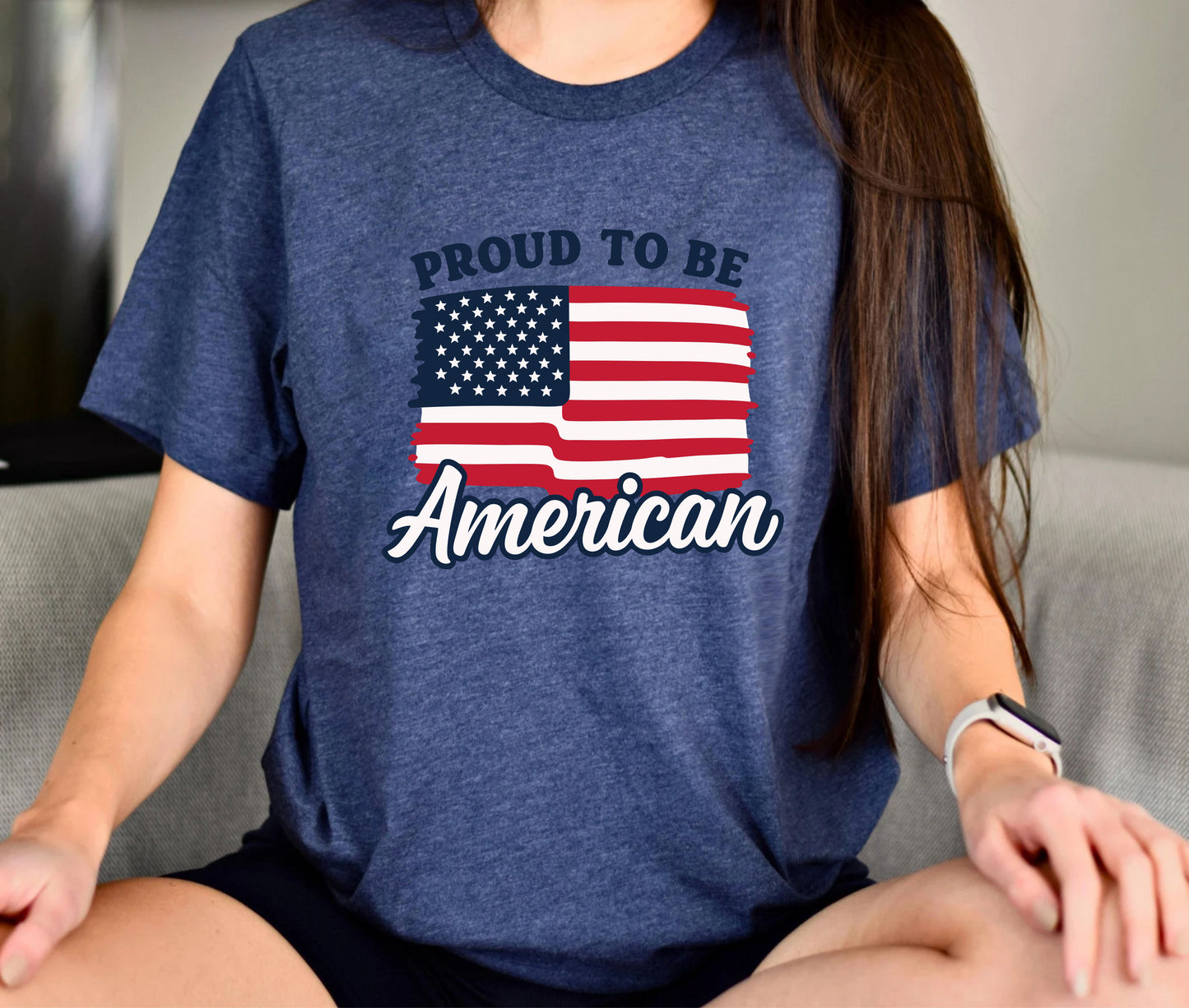Proud To Be American T-Shirt, 4th Of July Shirt For Adults, USA Flag Tee, Independence Day Unisex Shirt, Patriotic Summer Top