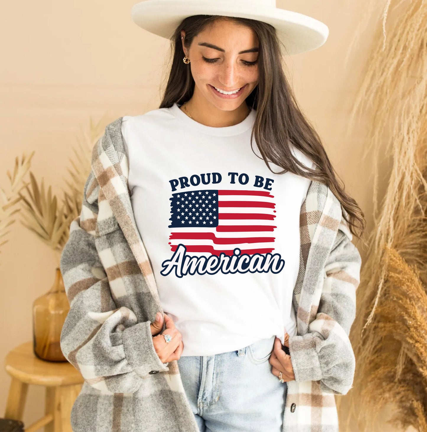 Proud To Be American T-Shirt, 4th Of July Shirt For Adults, USA Flag Tee, Independence Day Unisex Shirt, Patriotic Summer Top
