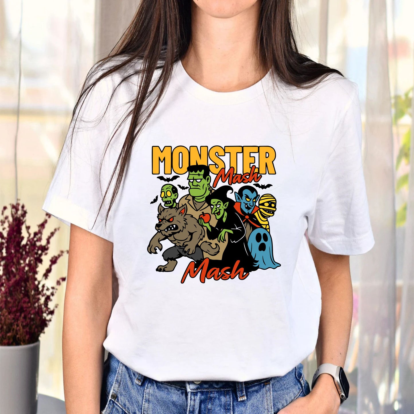 Monster Mash T-Shirt | Retro Halloween Dance Party Tee | Funny Spooky Season Graphic Shirt - 08 aug 2025