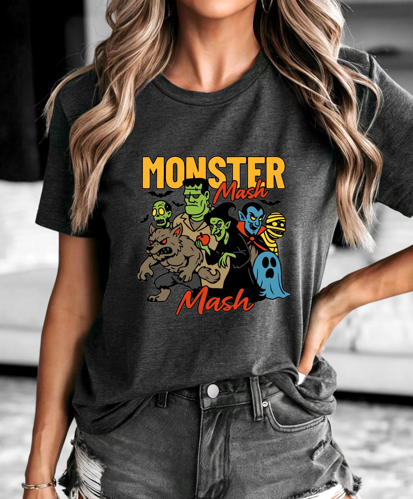 Monster Mash T-Shirt | Retro Halloween Dance Party Tee | Funny Spooky Season Graphic Shirt - 08 aug 2025