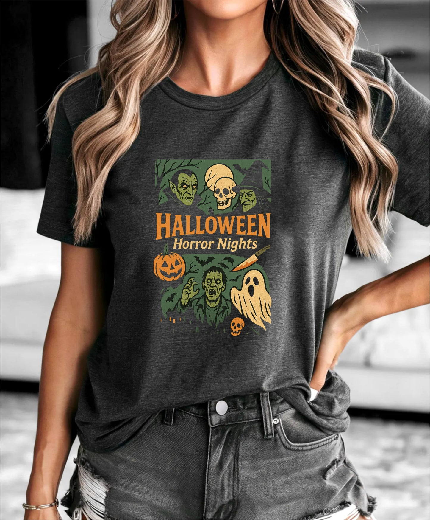 Halloween Horror Night T-Shirt | Haunted House Spooky Season Tee | Scary Movie Night Graphic Shirt - 15 aug 2025