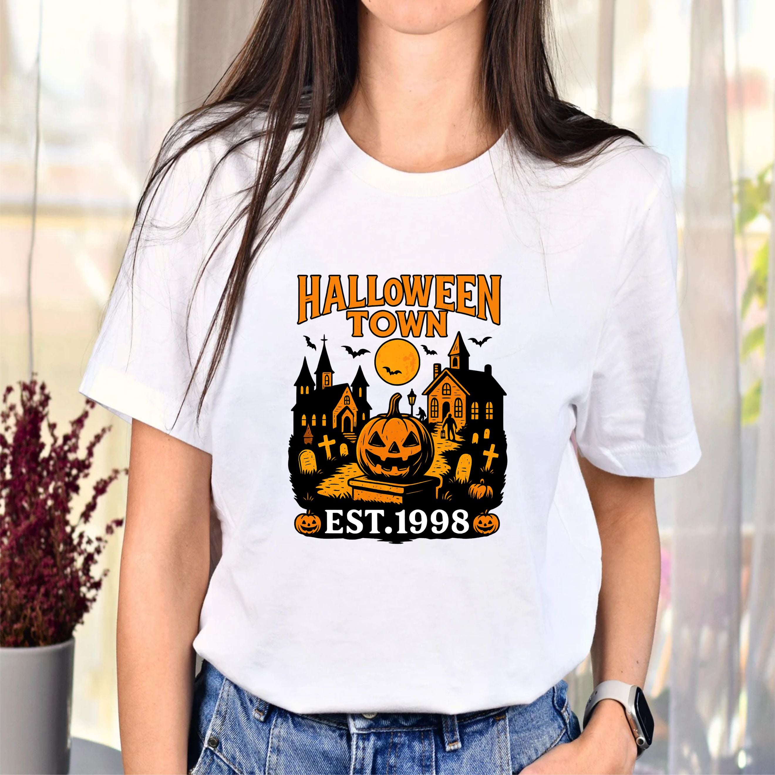 Halloweentown EST 1998 T-Shirt | Retro Halloween Movie Fan Tee | Spooky Season Graphic Shirt - 08 aug 2025