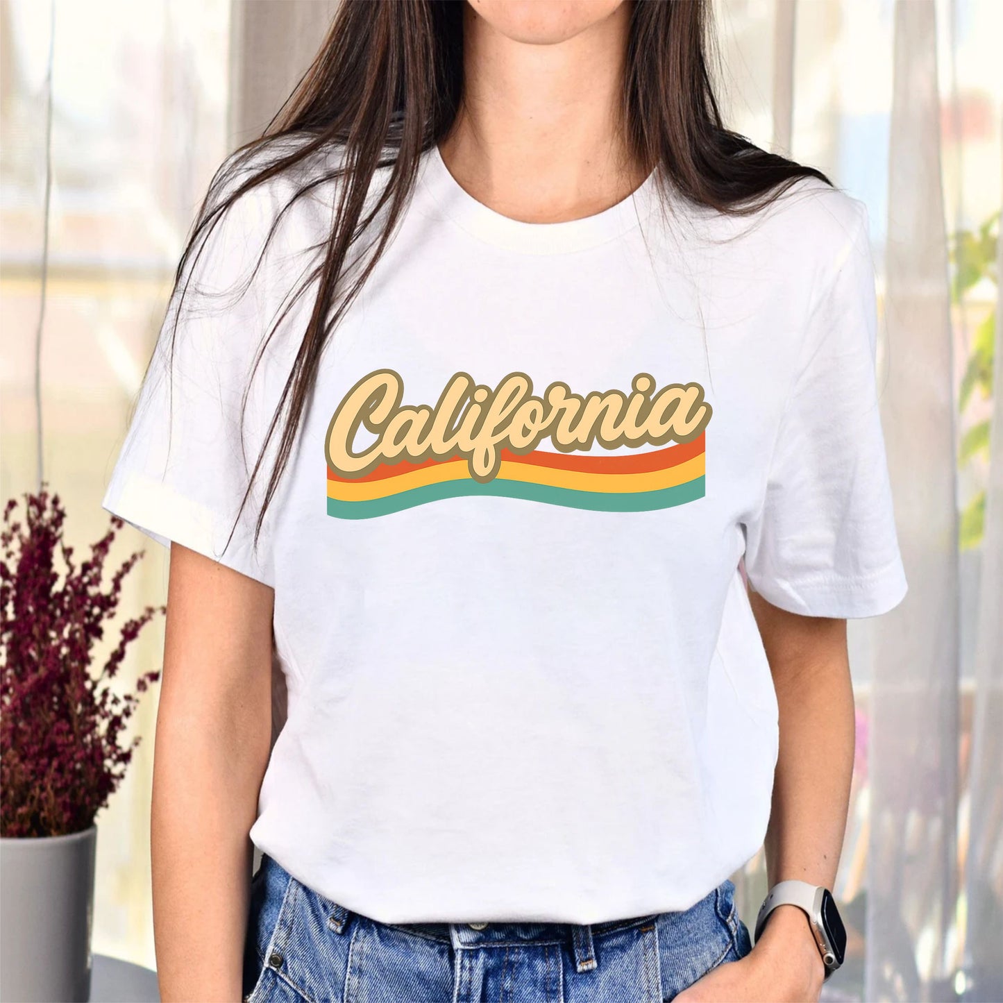 California T-Shirt – Vintage State Graphic Tee, West Coast Beach Sunset Shirt, Summer Travel Souvenir Top for Men and Women - 29 july