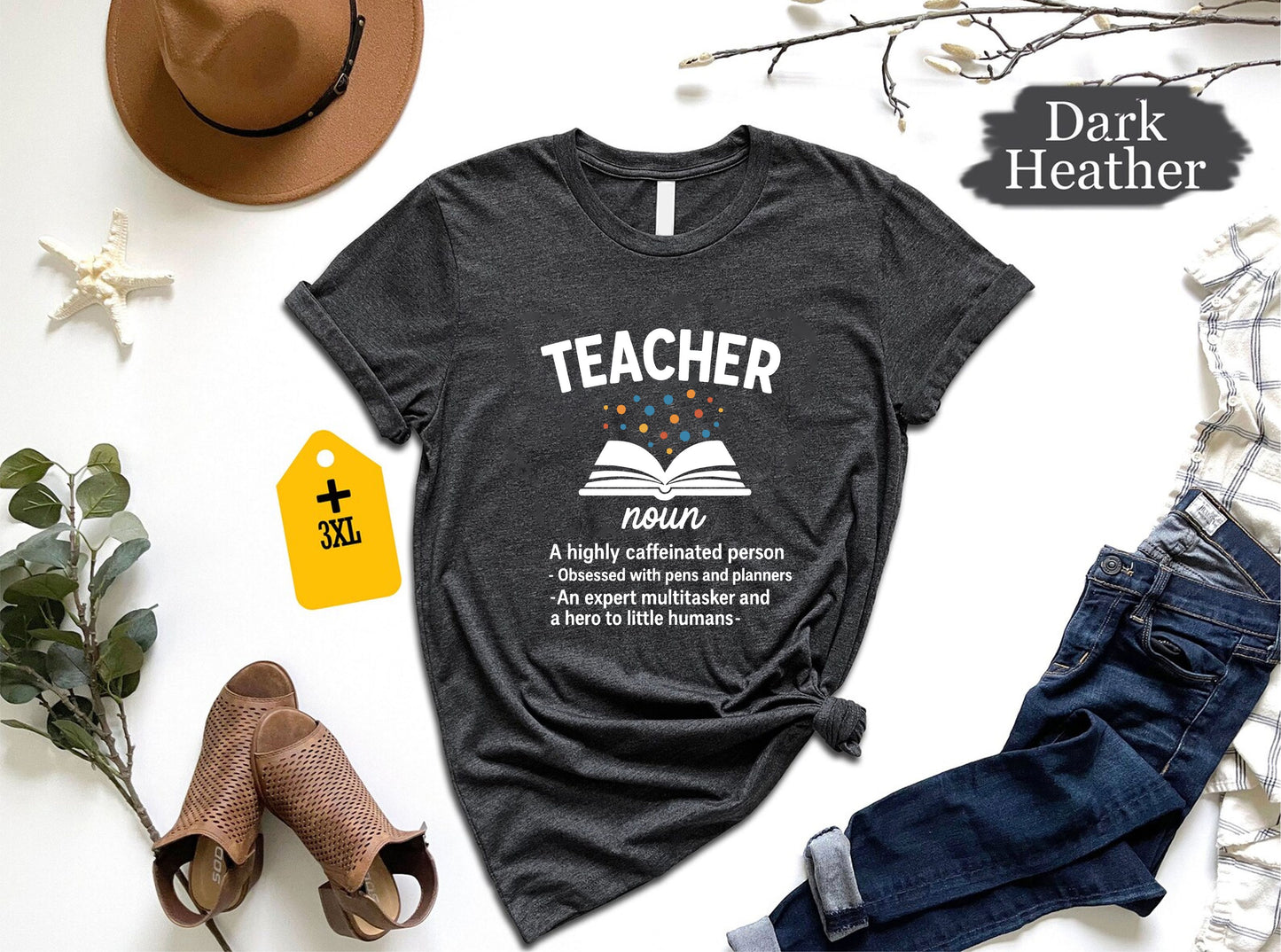 Teacher Definition T-Shirt, Funny Teacher Shirt Gift, Educator Appreciation Tee, School Staff Shirt, Teacher Life Top For Women Men