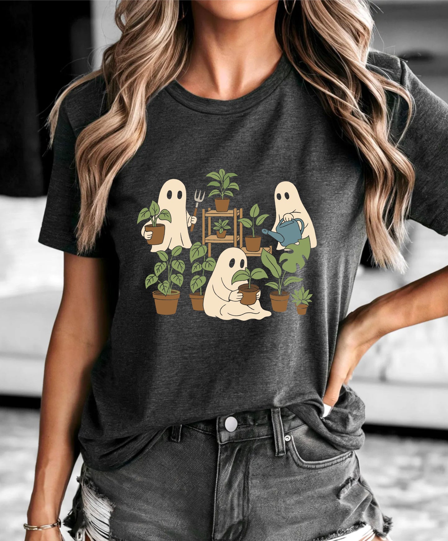 Plant Boo T-Shirt | Cute Halloween Plant Lover Tee | Spooky Botanical Ghost Shirt for Gardeners & Plant Parents - 08 aug 2025