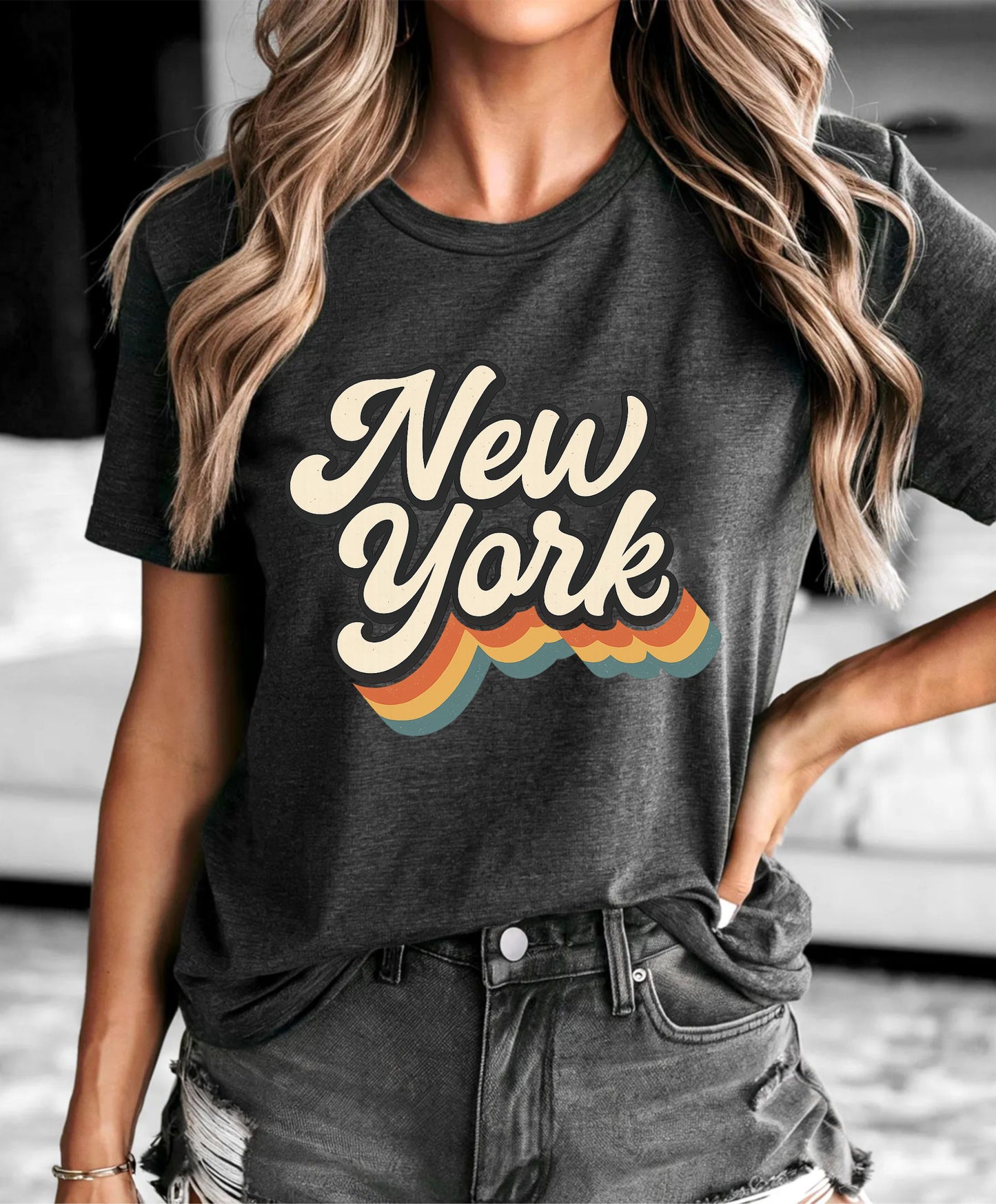 New York T-Shirt – Vintage City Graphic Tee, NYC Skyline Streetwear Shirt, Big Apple Travel Souvenir Top for Men and Women - 29 july